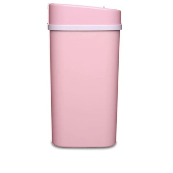 Ninestars Rectangular Motion Sensor Trash Can- Pink - Picture 5 of 12